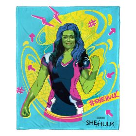 Marvel's She Hulk Silk Touch Throw Blanket, 50" x 60", Pure She Hulk