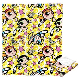 Cartoon Network's Powerpuff Girls Silk Touch Throw Blanket, 50" x 60", Fighting Crime