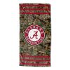 Alabama OFFICIAL NCAA Realtree "Stripes" Beach Towel; 30" x 60"