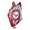 ALABAMA OFFICIAL NCAA "Dimensional" Micro Raschel Throw Blanket; 46" x 60"