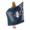 Uconn OFFICIAL NCAA "Alumni" Silk Touch Throw Blanket; 50" x 60"