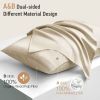 Silk Pillowcase for Hair and Skin;  22 Momme 100% 6A Soft Silk Pillow Case with Hidden Zipper;  600 Thread Count;  Dual Sided Silk Fabrics/Wood Pulp F