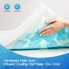 Memory Foam Cooling Gel Swirl Infused Bed Topper for Back Pain,2 Inches,King