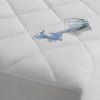 Microfiber with HeiQ Smart Temp Treament Waterproof Mattress Pad