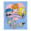 Cartoon Network's Ed Edd n Eddy Silk Touch Throw Blanket, 50" x 60", Uh Oh Kranker Sisters