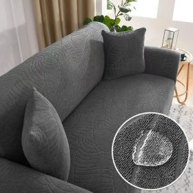 Sofa Cover Elastic All-inclusive Single Double Slipcover Dust Lazy Slipcover (Option: Dark Gray-1seat90 140cm)