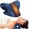 Neck and Shoulder Relaxer, Cervical Traction Device for TMJ Pain Relief and Cervical Spine Alignment, Chiropractic Pillow Neck Stretcher