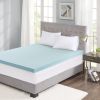 Hypoallergenic 3" Cooling Gel Memory Foam Mattress Topper with Removable Cooling Cover