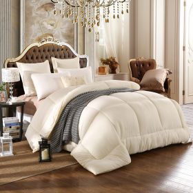 Hotel Thickened Down Quilt (Option: Beige-100X150cm 1000g)