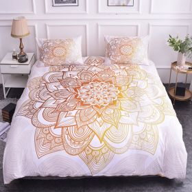 Four-piece Bed Sheet And Quilt Cover (Option: Style 2-135x200)