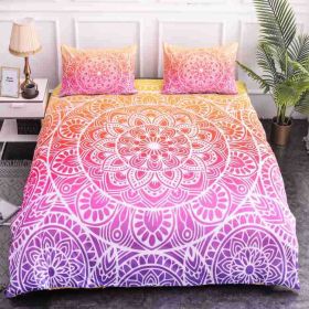 Four-piece Bed Sheet And Quilt Cover (Option: Style 7-140x200)